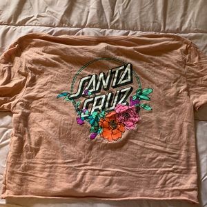 Santa Cruz crop t shirt